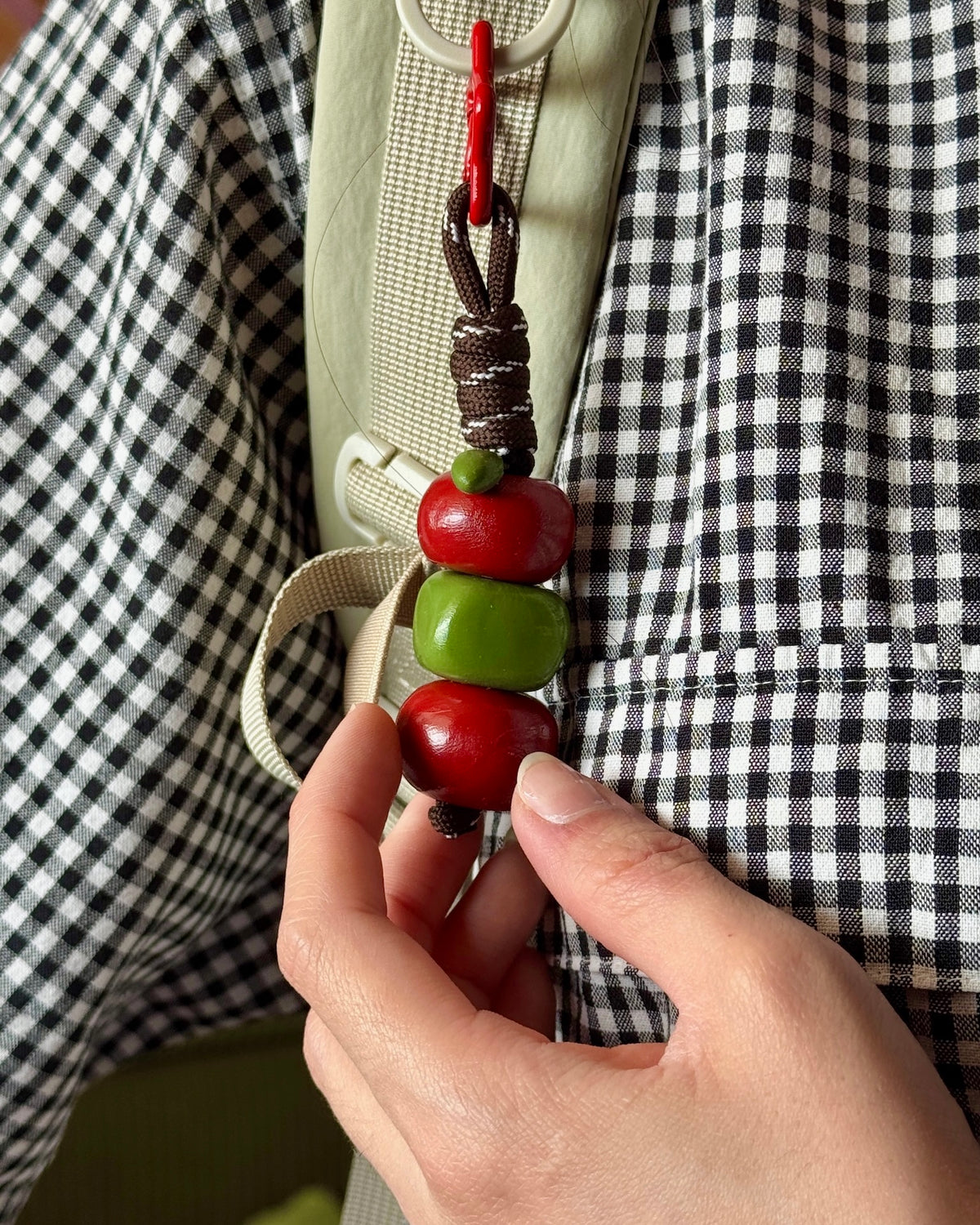 Handmade Apple of His Eye Keychain (PREORDER)